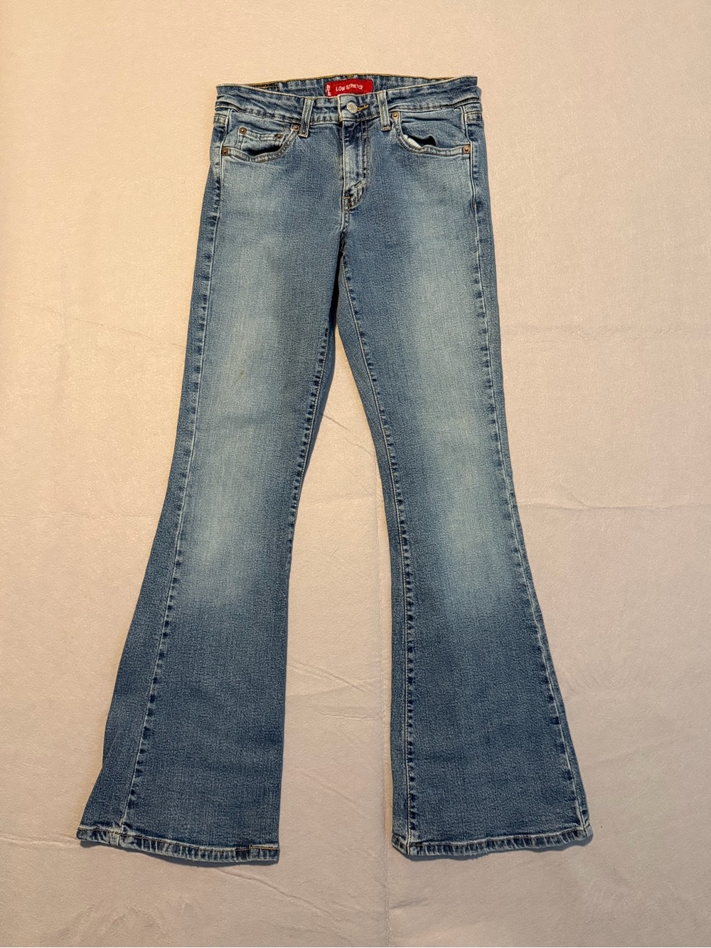 Vintage Levis 519 Low Rise Stretch Jeans Womens 5M Blue Y2K Denim 5